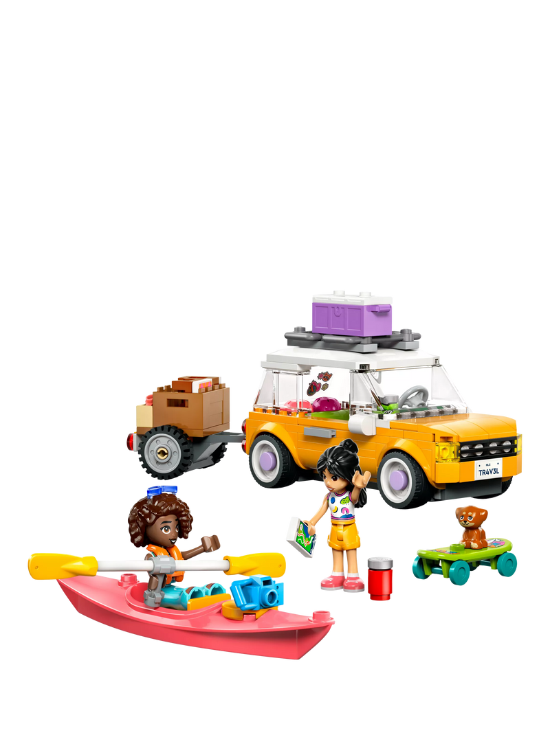 LEGO Friends road trip car with trailer minidolls, UK version