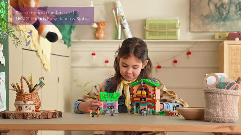 LEGO Friends Pony Ranch building set 727 pieces (British brand)