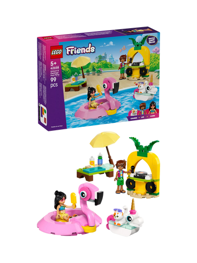 LEGO Friends Einhorn & Flamingo Pool Party Bauset