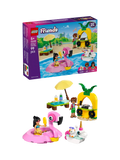 LEGO Friends Unicorn & Flamingo Pool Party building set, UK version