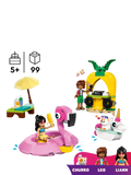 LEGO Friends Unicorn & Flamingo Pool Party building set, UK version