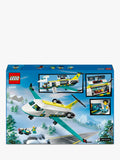 LEGO City Emergency Air Ambulance Airplane building set, UK version