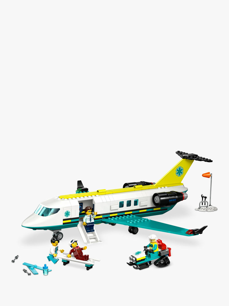 LEGO City Emergency Air Ambulance Airplane building set, UK version