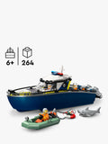 LEGO City Police Boat Chase building toy set, UK version