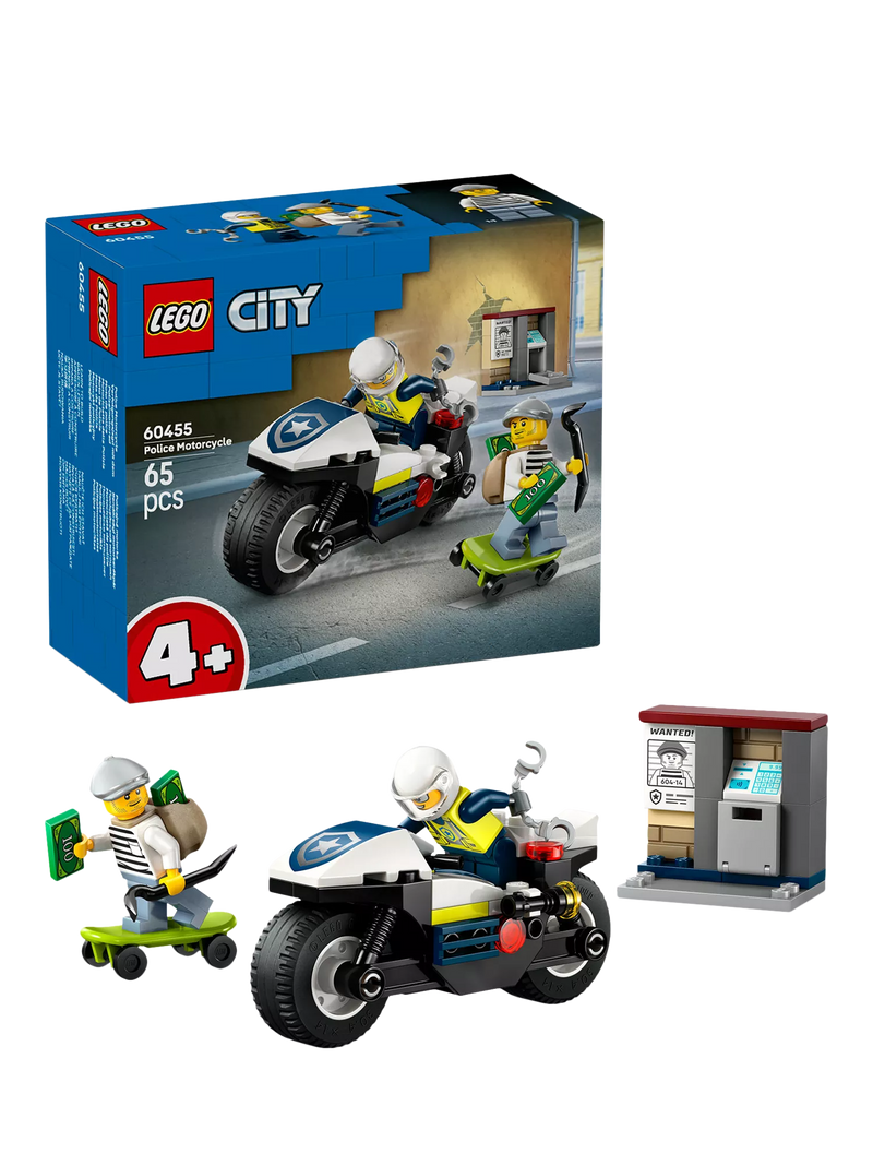 LEGO City Police Motorcycle Chase toy set, UK version