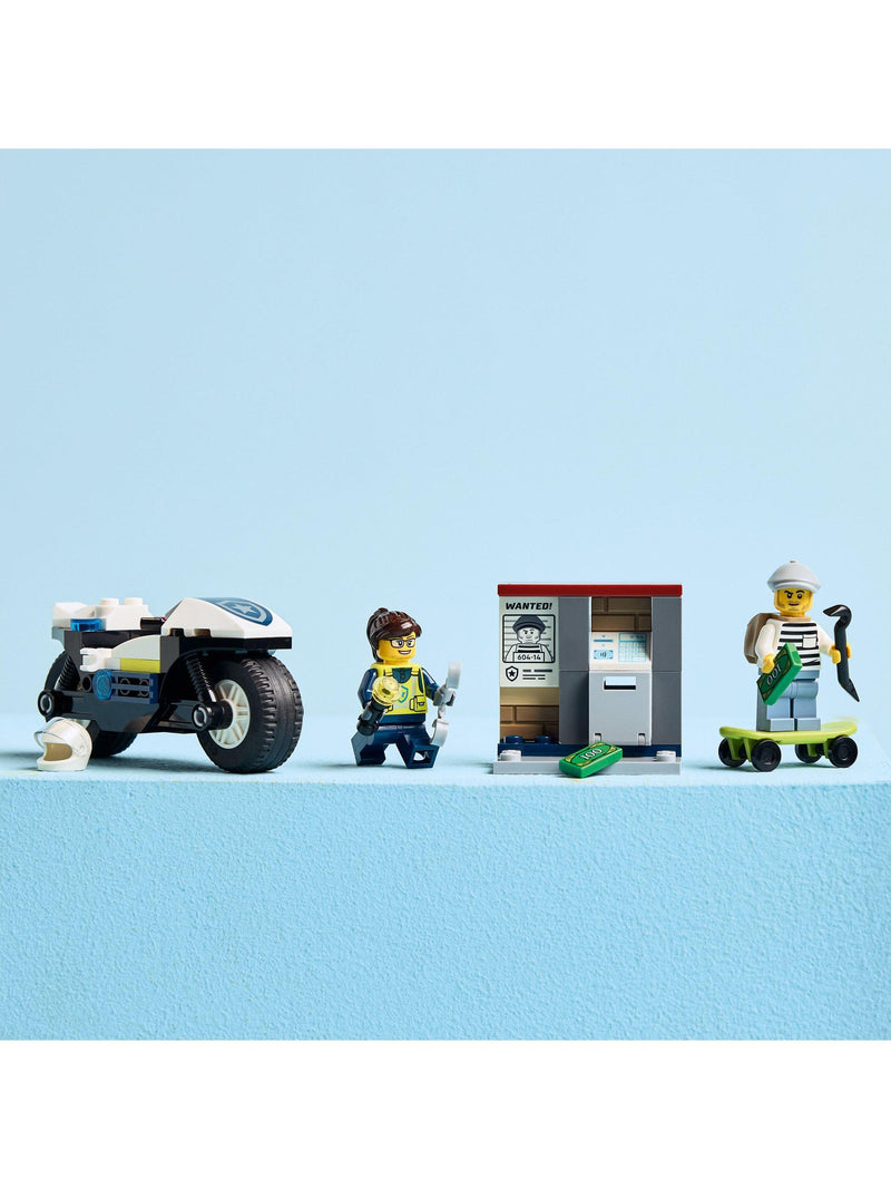 LEGO City Police Motorcycle Chase toy set, UK version