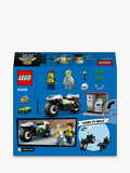 LEGO City Police Motorcycle Chase toy set, UK version
