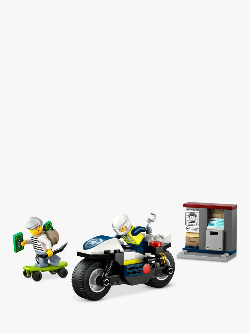 LEGO City Police Motorcycle Chase toy set, UK version