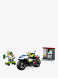LEGO City Police Motorcycle Chase toy set, UK version