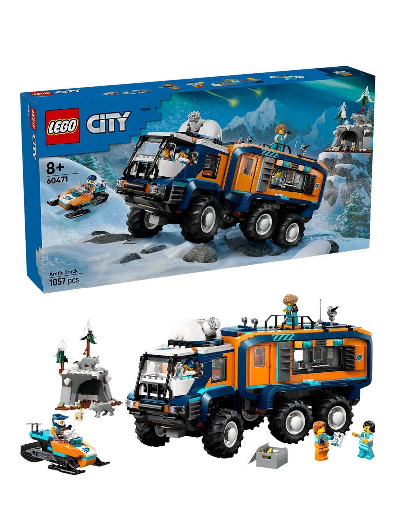 Lego Arctic Explorer Science Lab Truck toy building set, UK version