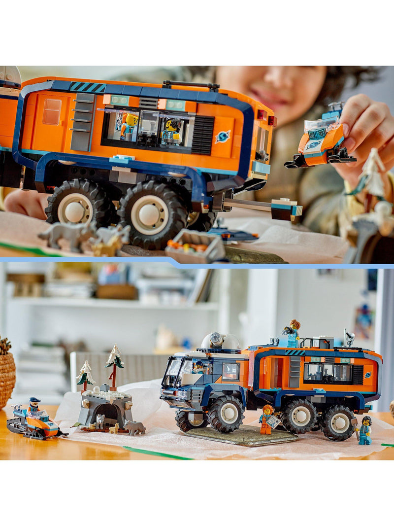 Lego Arctic Explorer Science Lab Truck toy building set, UK version