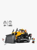 LEGO City Yellow Bulldozer construction vehicle toy, UK version