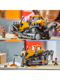 LEGO City Yellow Bulldozer construction vehicle toy, UK version