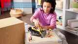LEGO City Yellow Bulldozer construction vehicle toy, UK version