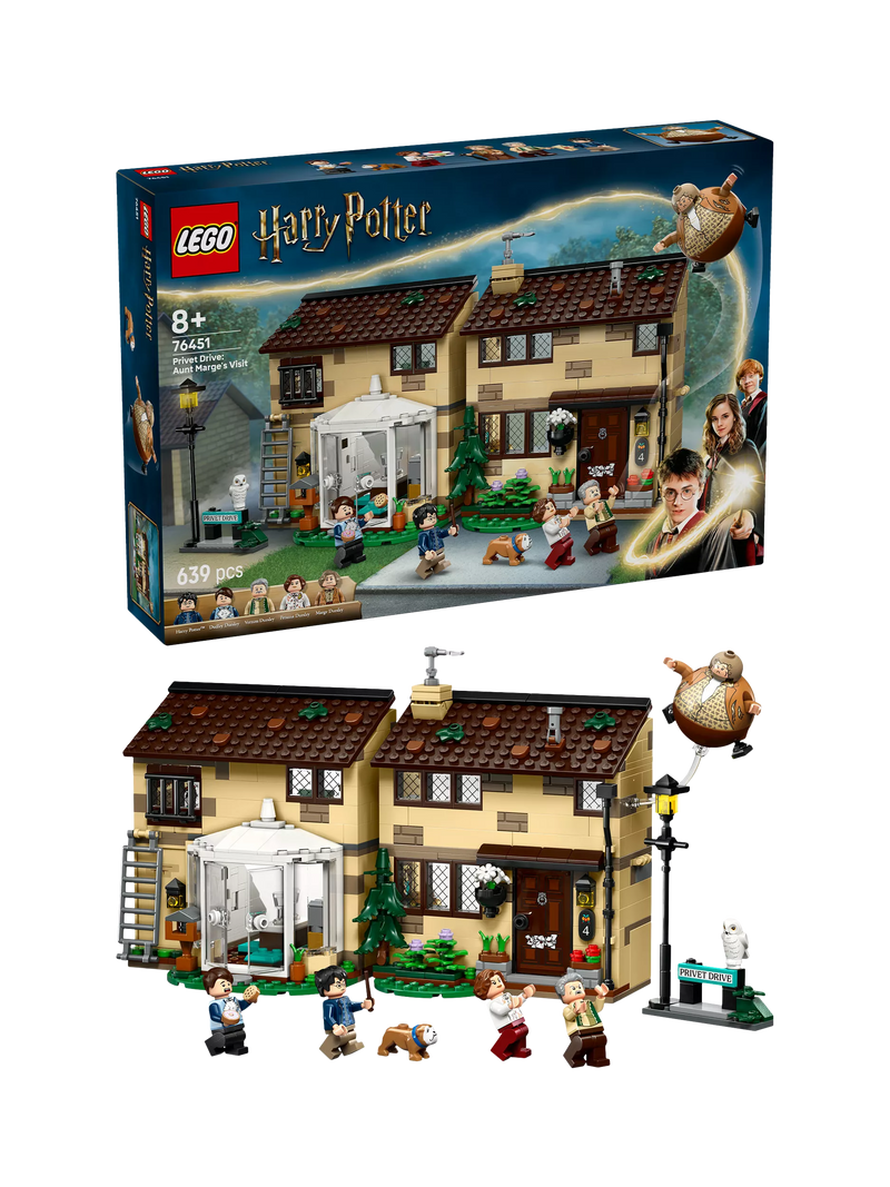 LEGO Harry Potter Privet Drive Aunt Marge's Visit building set, UK version