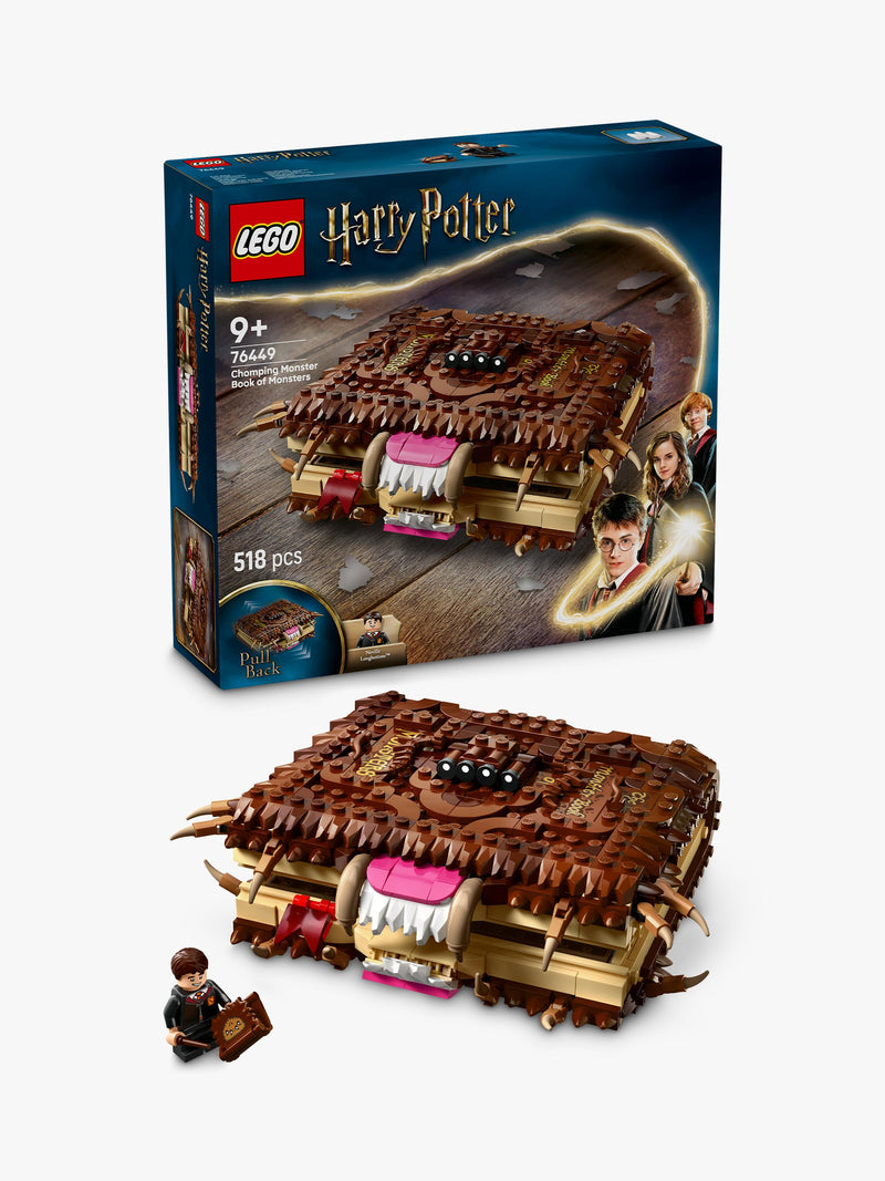 LEGO Harry Potter Chomping Monster Book 518pcs, imported from the UK