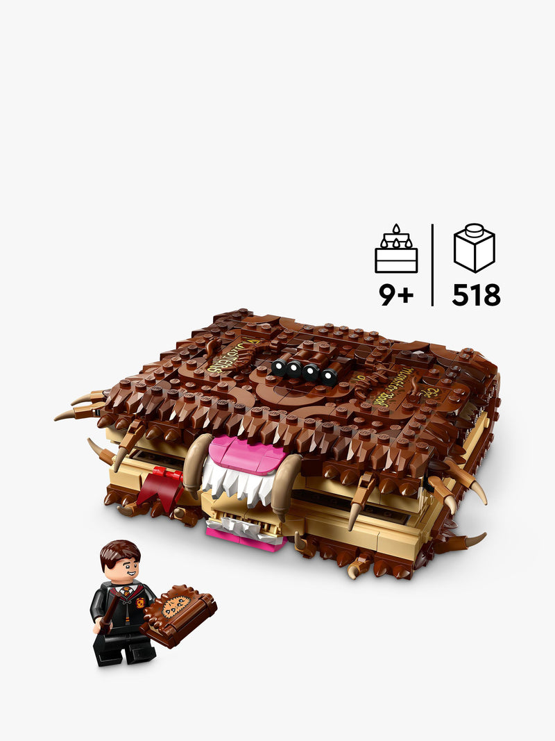 LEGO Harry Potter Chomping Monster Book 518pcs, imported from the UK