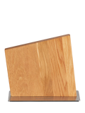 Le Creuset magnetic oak wood knife block (British brand)