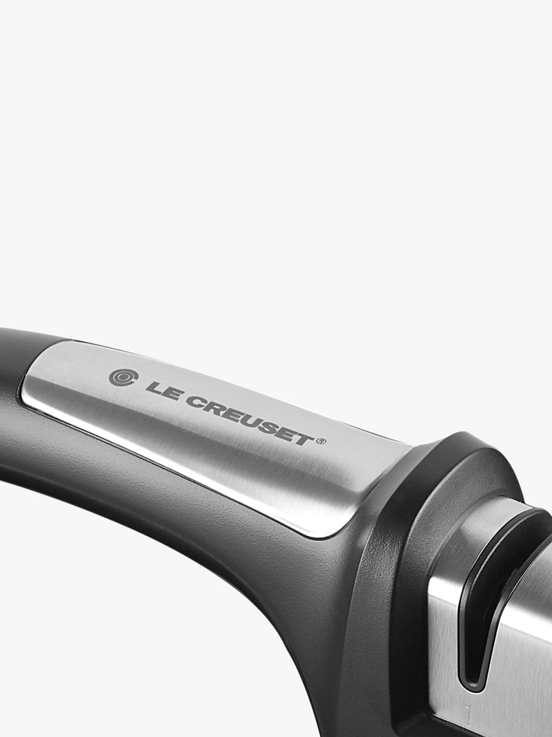 Le Creuset 2-stage kitchen knife sharpener (British brand)