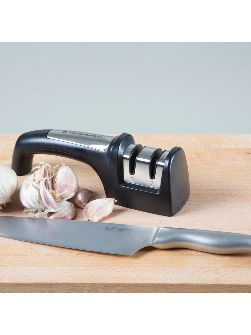 Le Creuset 2-stage kitchen knife sharpener (British brand)
