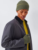 John Lewis John Lewis Beanie Hat & Gloves Set, Khaki Multi- Buy online at McGrocer