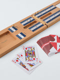 John Lewis wooden cribbage set with cards and pegs - British product