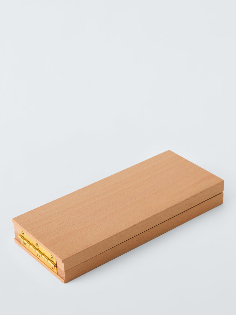 John Lewis wooden cribbage set with cards and pegs - British product