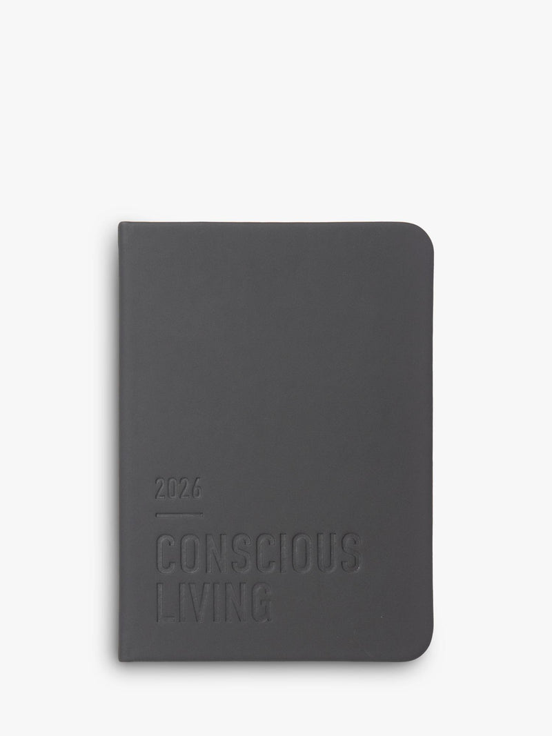 Letts A6 Conscious week to view 2026 diary in slate, UK version