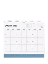 John Lewis Letts Conscious 2026 Ocean Wall Calendar- Buy online at McGrocer