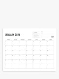 Letts Conscious 2026 Ocean Wall Calendar, UK version