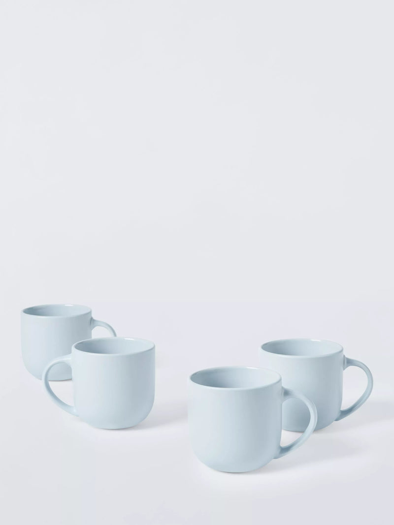 John Lewis Coby Stoneware Mug Set of 4 360ml