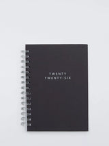 John Lewis John Lewis A5 Week to View 2026 Wiro Diary, Black- Buy online at McGrocer