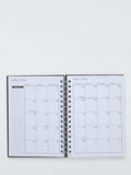 John Lewis A5 week to view diary 2026 black - British product