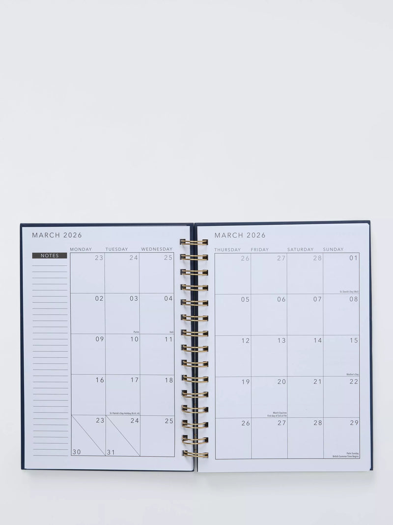 John Lewis A5 2026 week to view bees diary UK version