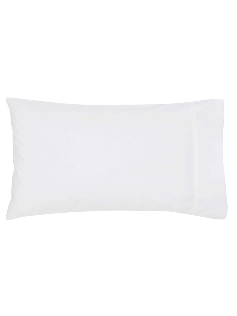 Bedeck of Belfast white cotton standard pillowcase, UK version