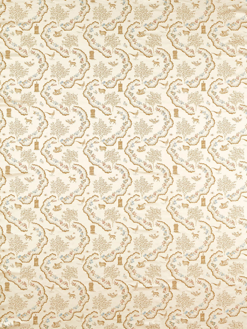 Sanderson Wildflower Meadow furnishing fabric, 142.5cm wide - British product