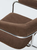 John Lewis Curve armchair pair chrome chenille, UK version