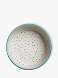 Sophie Allport Spotty Dogs dog bowl stoneware multi, imported from the UK