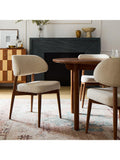 West Elm Hyde dining chair in sand fabric, UK version