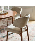 West Elm Hyde dining chair in sand fabric, UK version