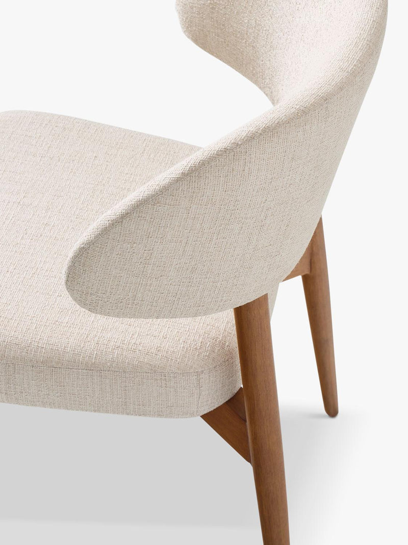 West Elm Hyde dining chair in sand fabric, UK version