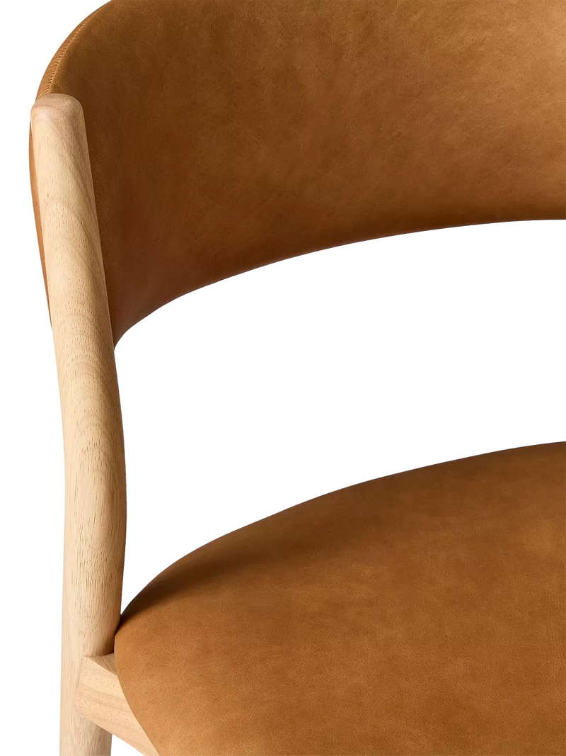 West Elm Marcus Samuelsson dining chair natural finish - British product