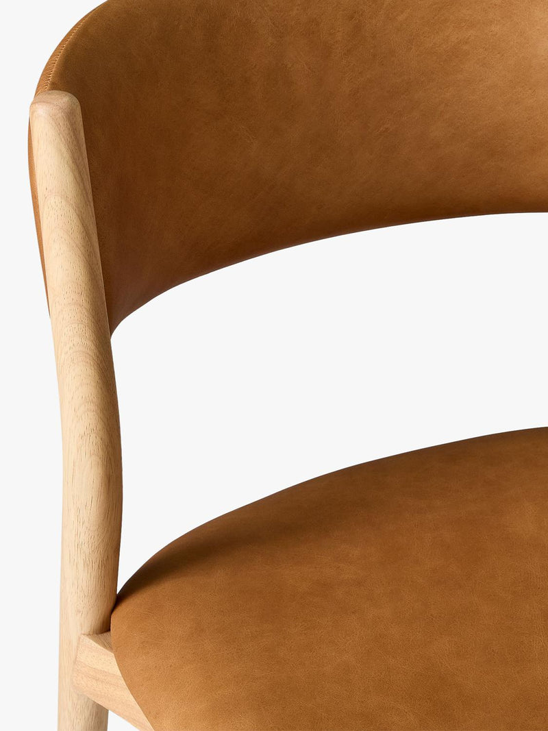 West Elm Marcus Samuelsson dining chair natural finish - British product