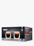 Bialetti Verona double-walled espresso glasses, set of two 80ml, UK version