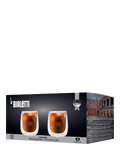 Bialetti Verona double walled coffee glasses set of 2 250ml clear, imported from the UK