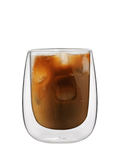 Bialetti Verona double walled coffee glasses set of 2 250ml clear, imported from the UK