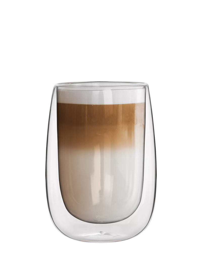 Bialetti Verona double walled coffee glasses set of 2 450ml, imported from the UK