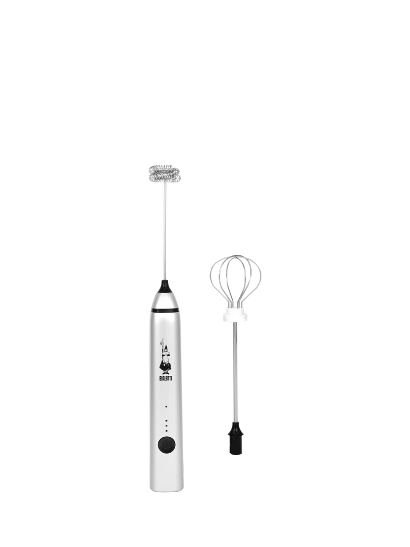 Bialetti cordless handheld milk frother set (British brand)