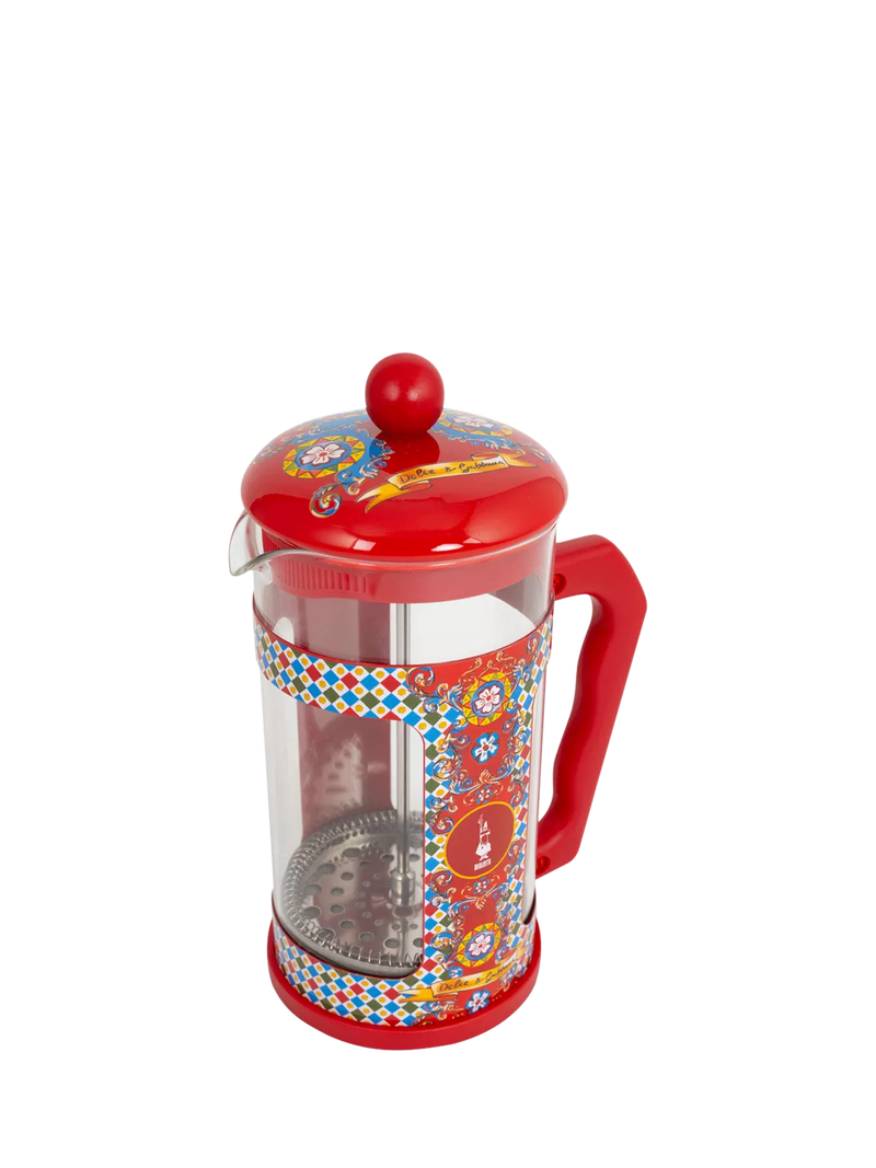 Bialetti coffee press Dolce & Gabbana Sicilian Carretto 1L, UK version