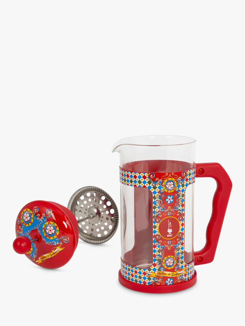 Bialetti coffee press Dolce & Gabbana Sicilian Carretto 1L, UK version